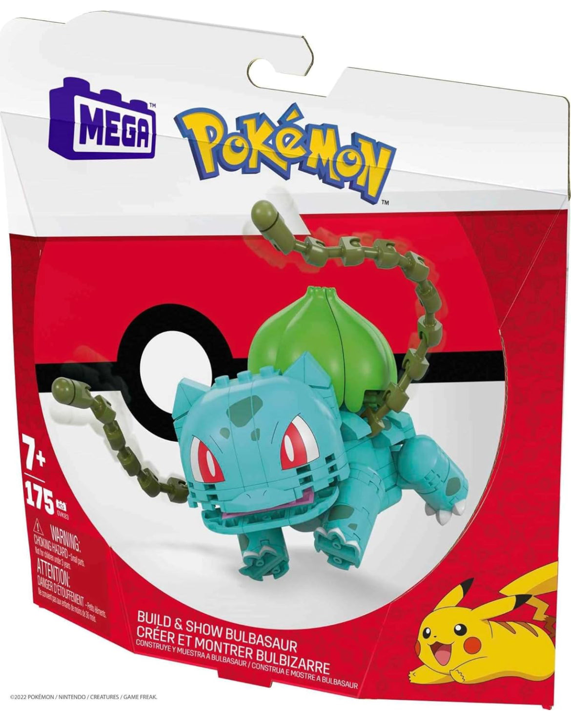 Pokémon-original DIY bulbasaur figure, 175 pcs - Kidspark