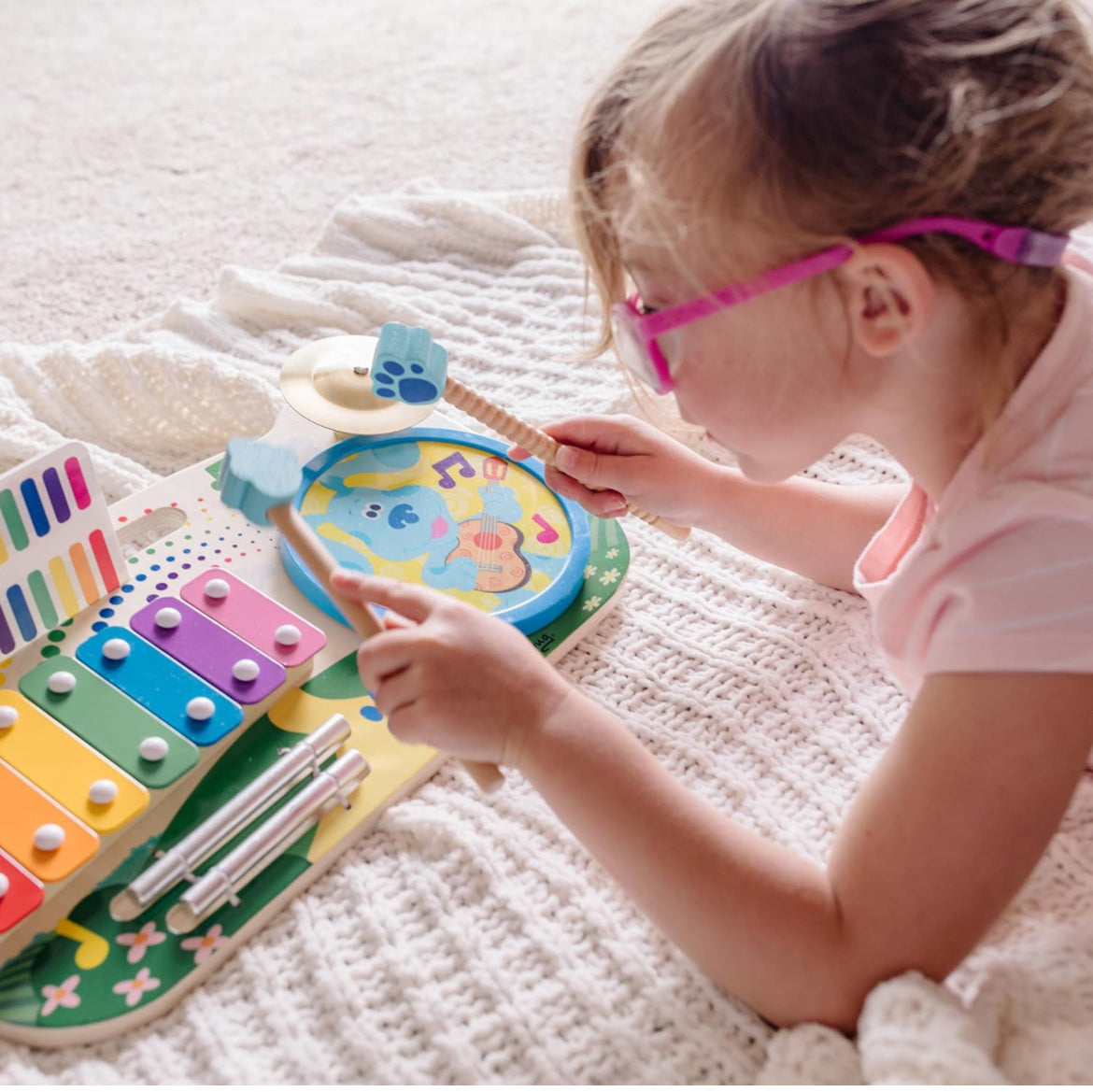 Melissa and Doug blues clues wooden musical play set