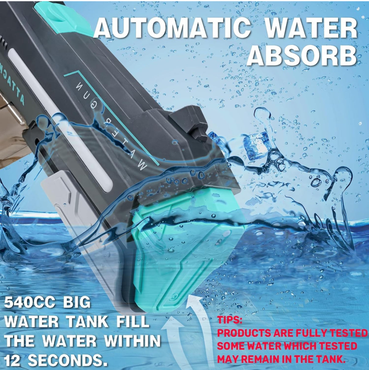 Water Arms | Hydroblaze 2.0 electric water gun | 20-32 ft