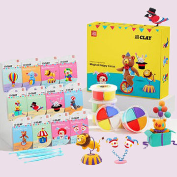 Circus DIY adventure Air Dry Clay 1 pcs - Kidspark