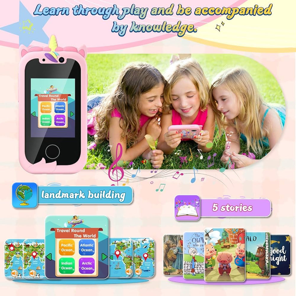 Unicorn Touch Smartphone | 512MB | Camera, Games, Pedometer - Kidspark