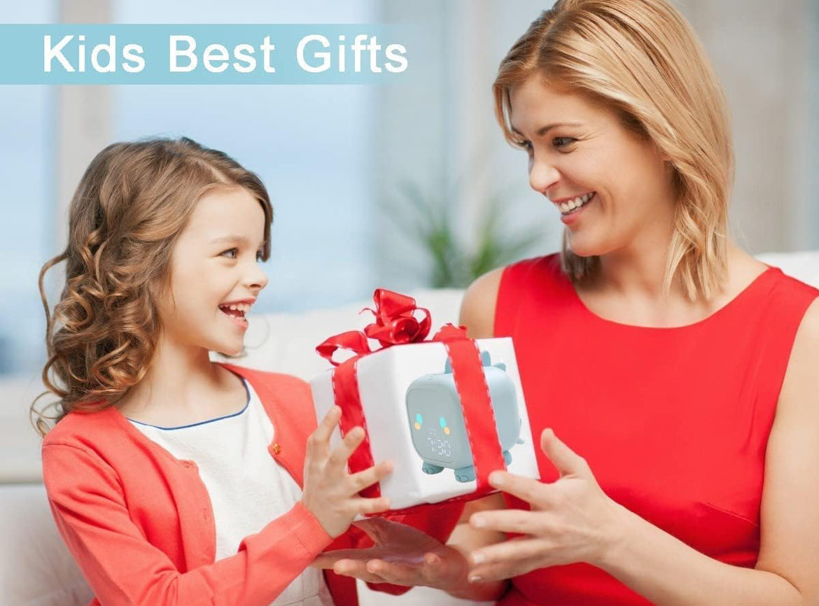 Cute Dino night light + alarm clock - Kidspark