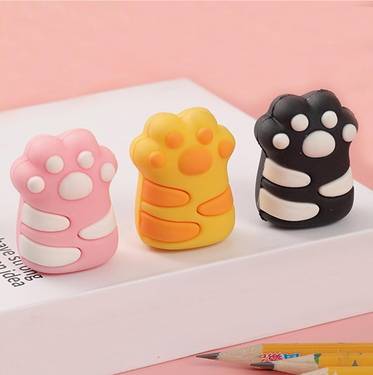 Cute cat paw sharpeners