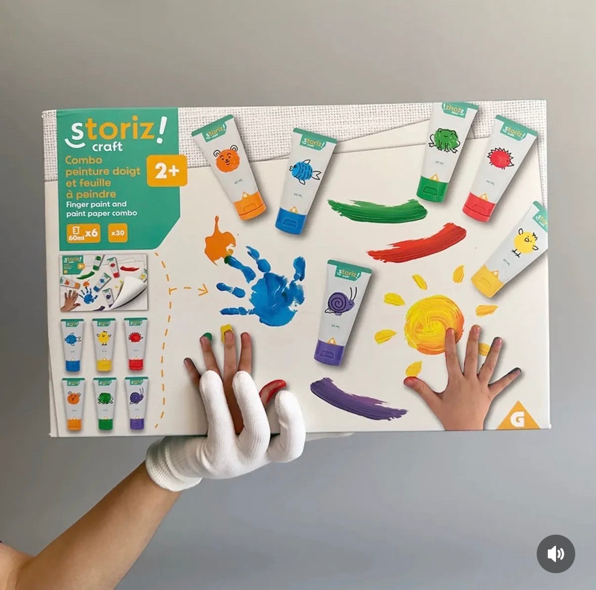 Storiz! Craft finger paint set