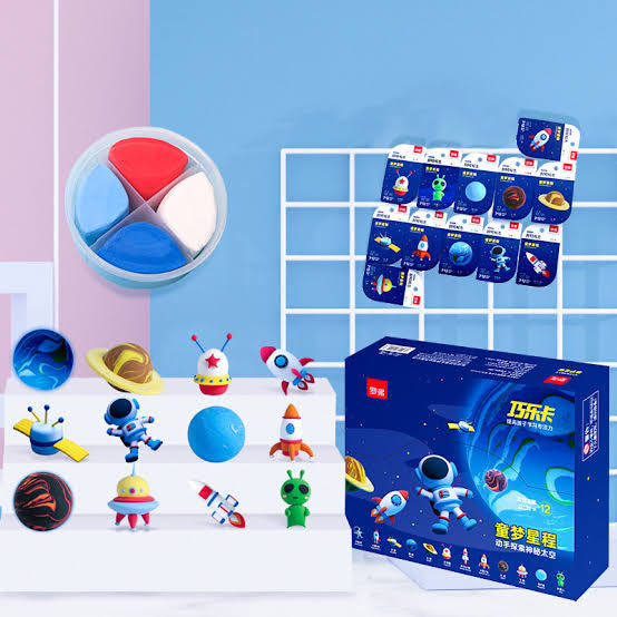 Space DIY adventure Air Dry Clay 1 pcs - Kidspark