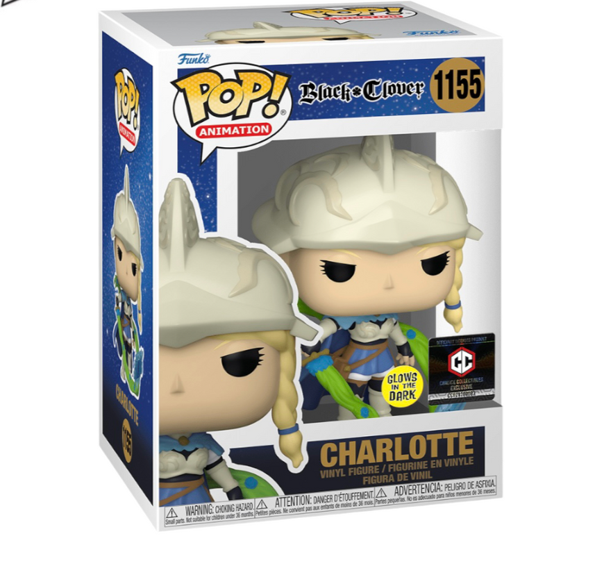 Funko pop! Black clover charlotte action figure