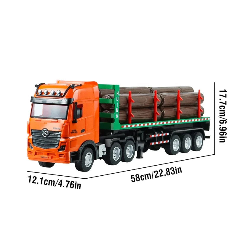 HUINA 1:18 1313 REMOTE CONTROL TRANSPORTER TRUCK