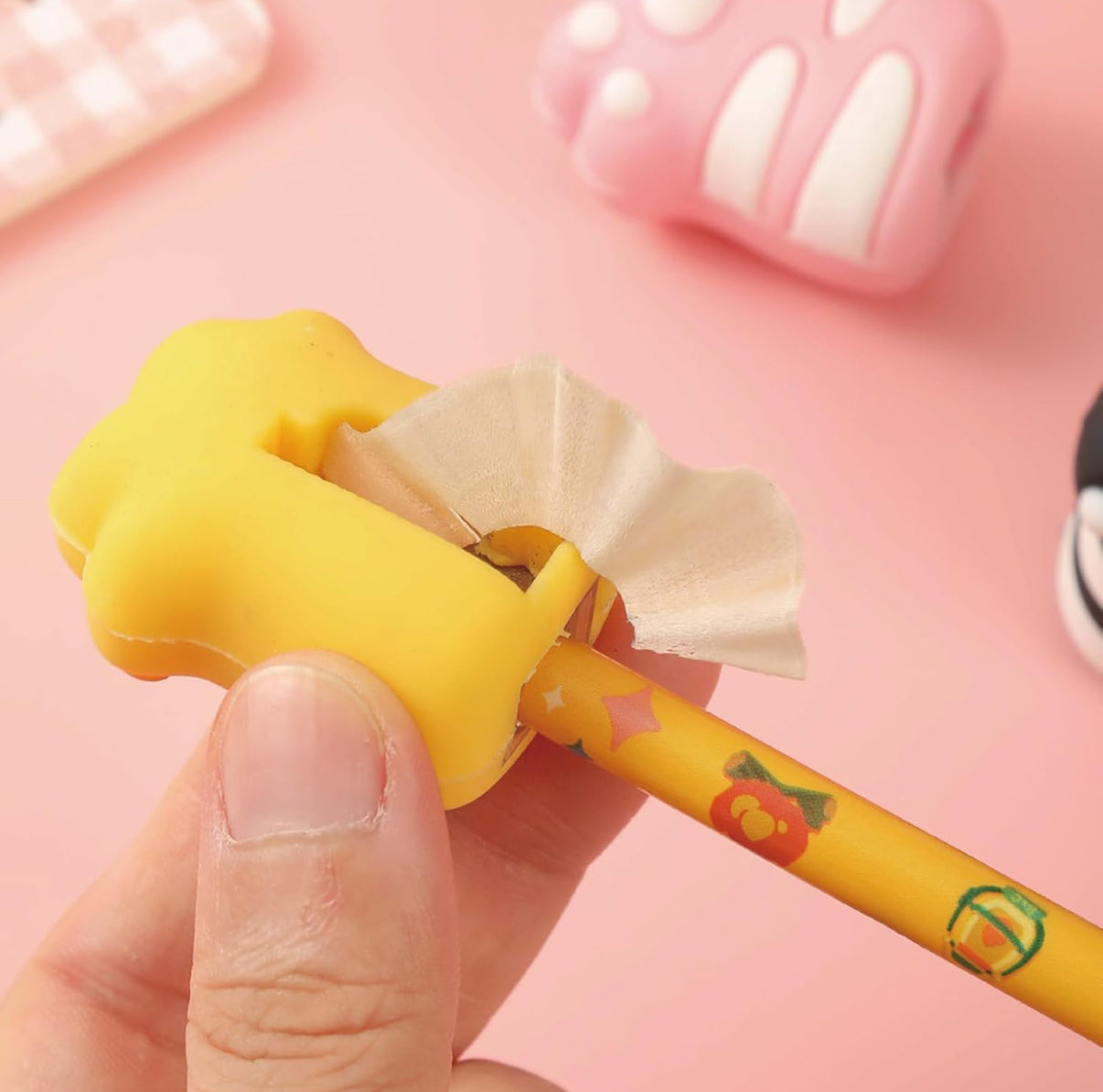 Cute cat paw sharpeners