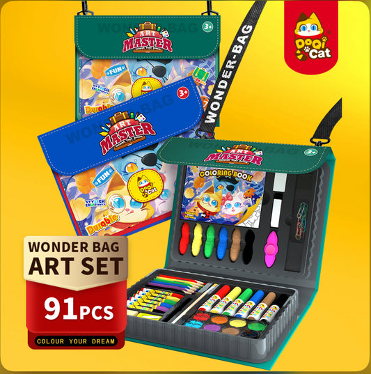 Wonderbag art master 91 pcs premium gifting set - Kidspark