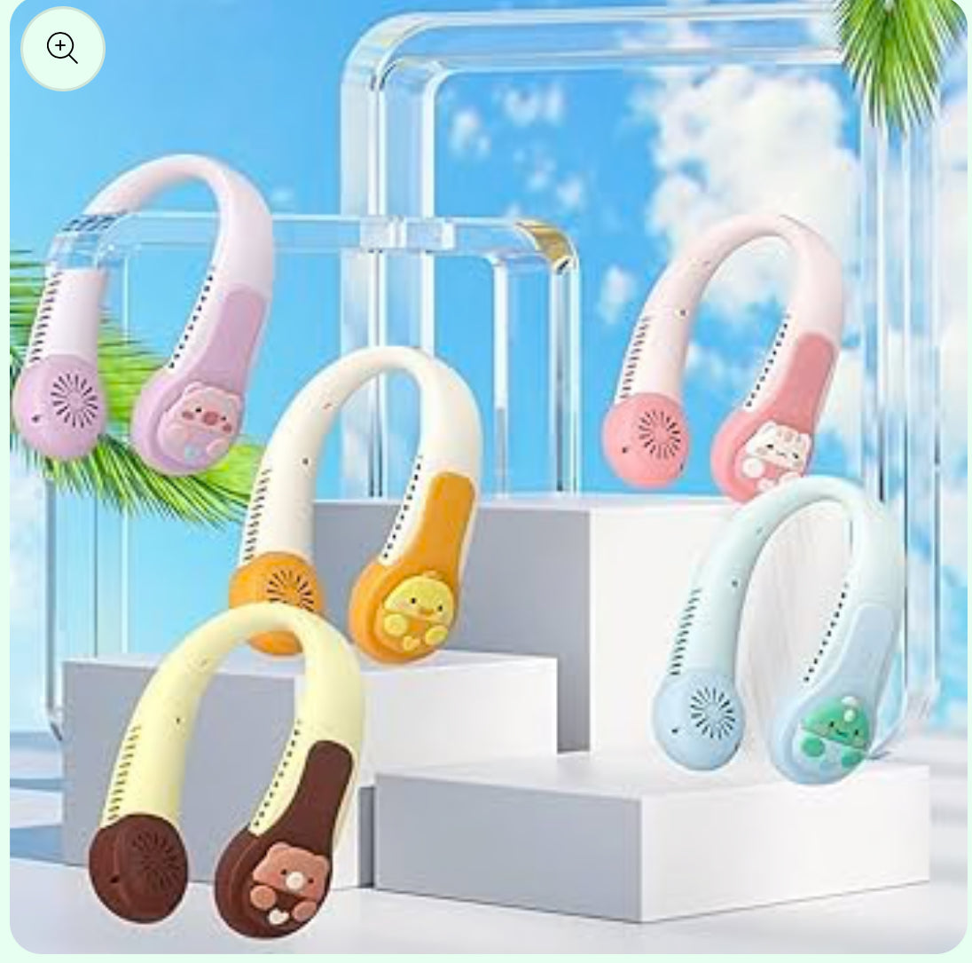 Stylist neck fan- Rechargeable personal Fan - Kidspark