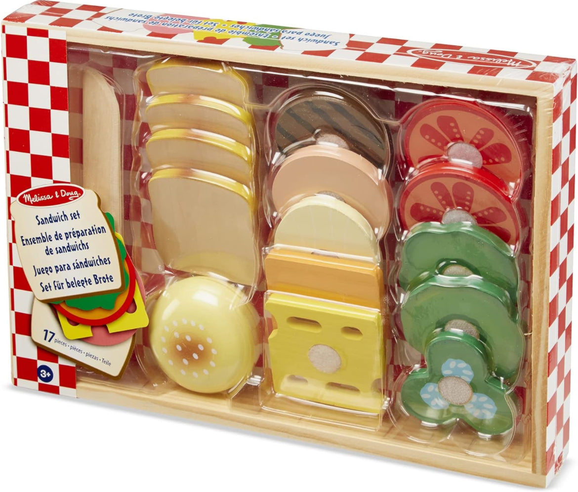 Mellissa and Doug burger wooden DIY kit - Kidspark
