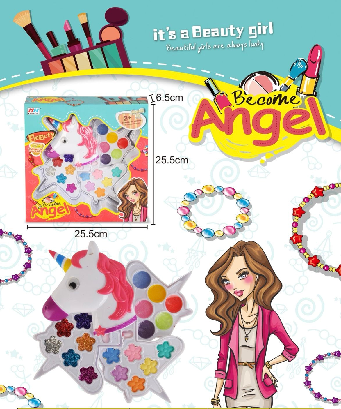 Unicorn make up cosmetics for girls specially curated for your kiddos - Kidspark