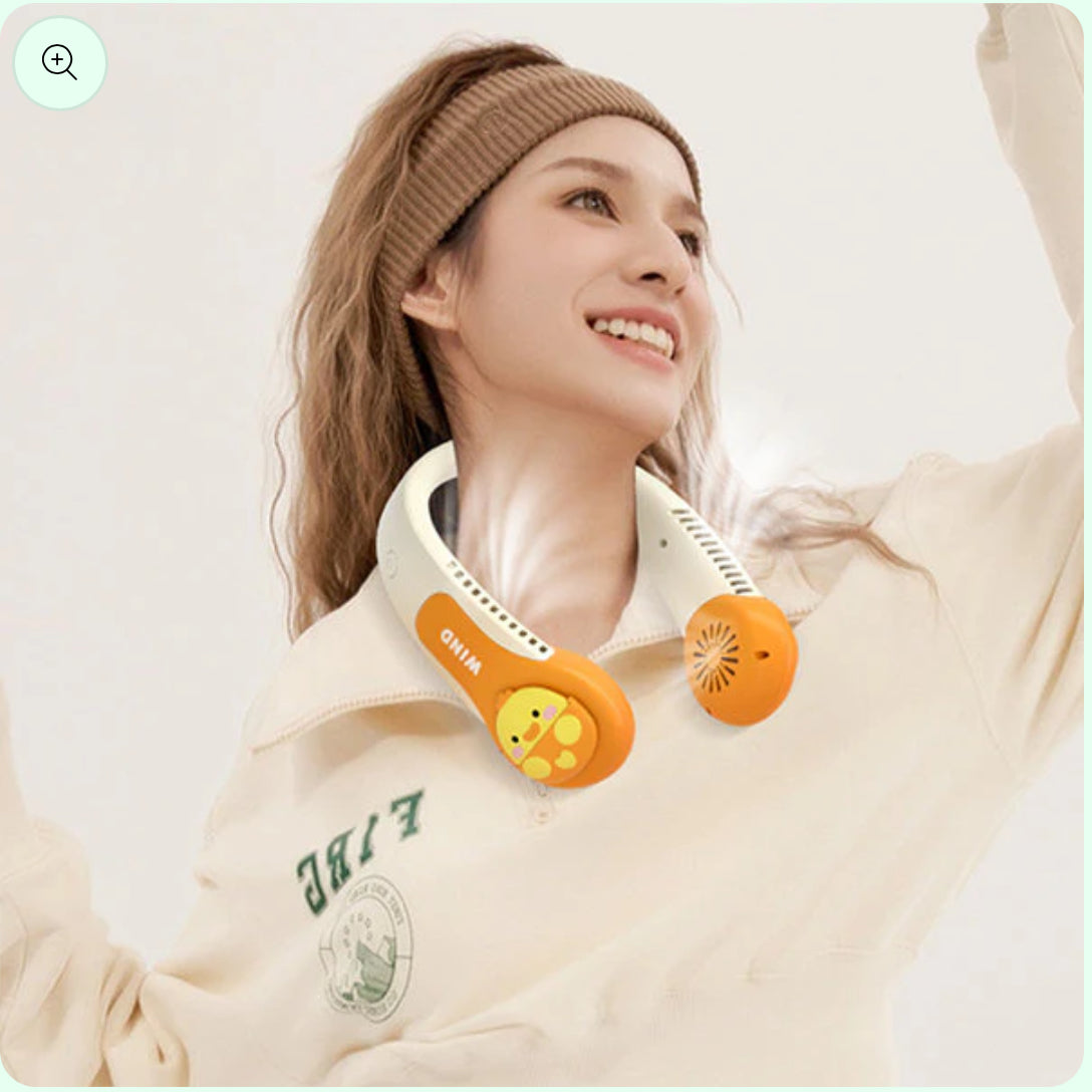 Stylist neck fan- Rechargeable personal Fan - Kidspark