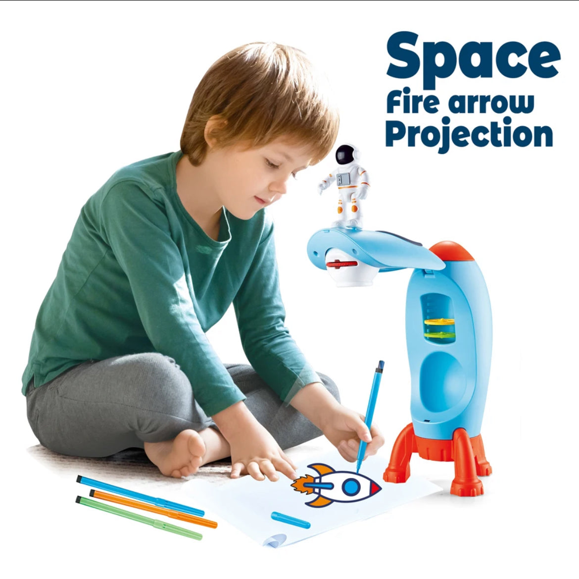Space fire arrow projector, accurate and the best drawings for your tots - Kidspark