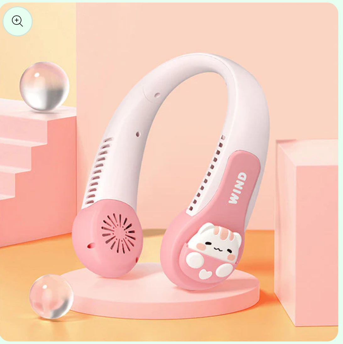 Stylist neck fan- Rechargeable personal Fan - Kidspark