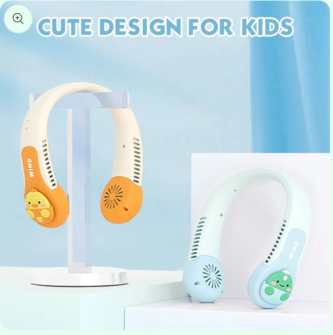 Stylist neck fan- Rechargeable personal Fan - Kidspark