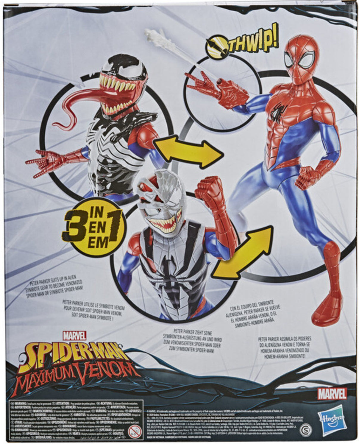 Spider man maximum venom, spider man venom gear, 12 inch action figure