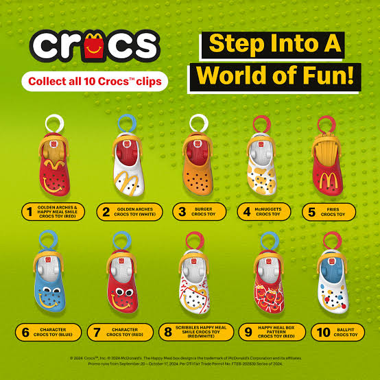 McDonald’s X crocs | Happy meal surprise box