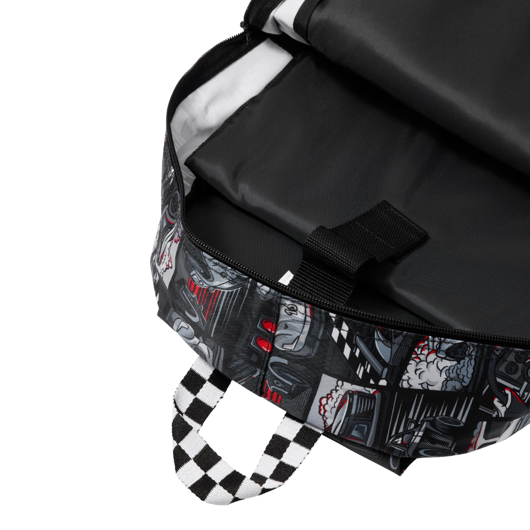 Smiggle - 16 inch Premium Black Racing Backpacks