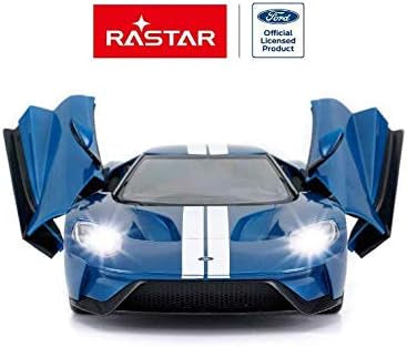 RASTAR 1:14 Ford GT RC Car Blue 2.4G Remote Control Race Toy with Detailed Interior/Exterior