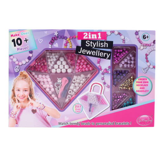 DIY Bracelet Making Kit with Handle(Diamond) - Kidspark