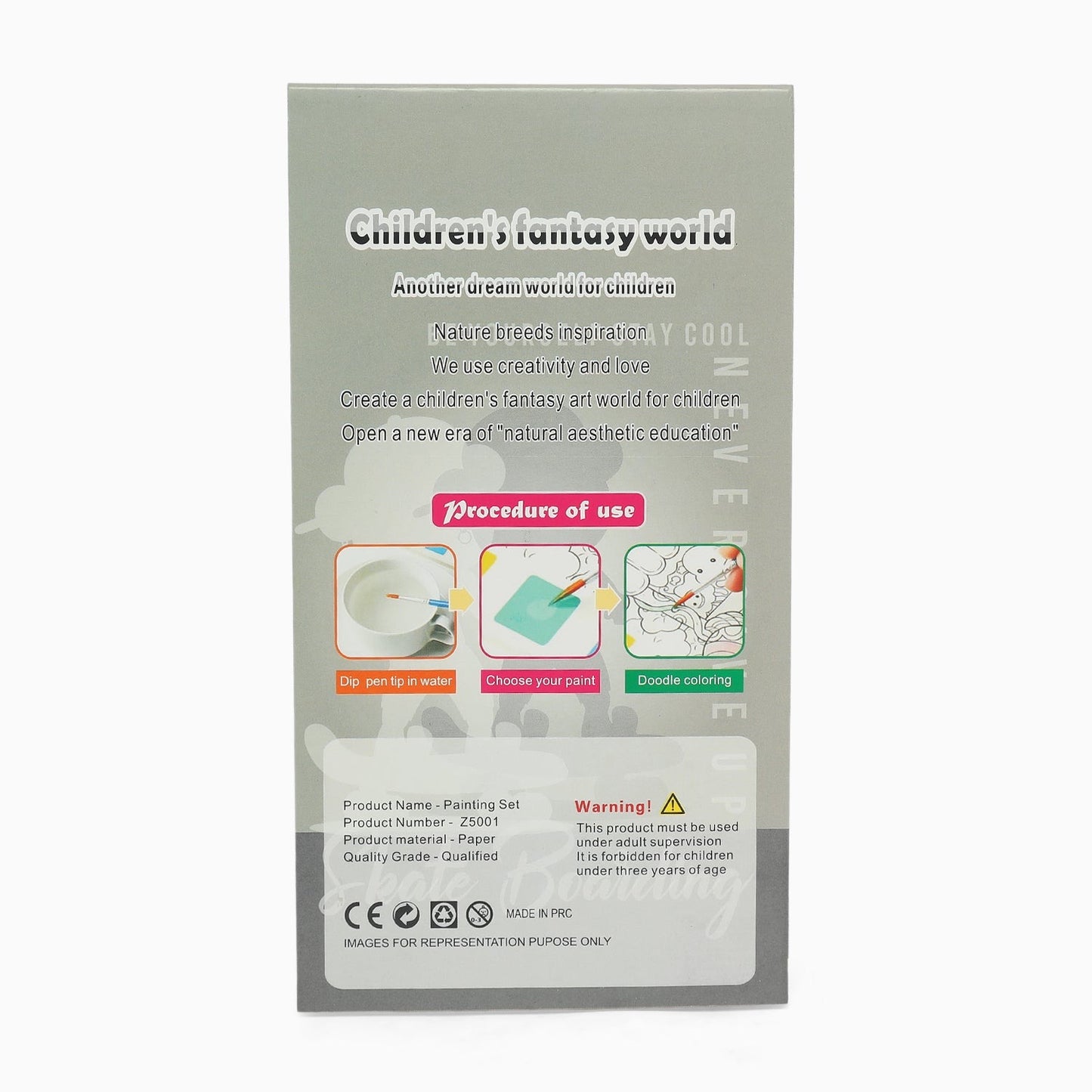 paint book with printed pages & inbuilt color-random boy print-for your painting solutions - Kidspark