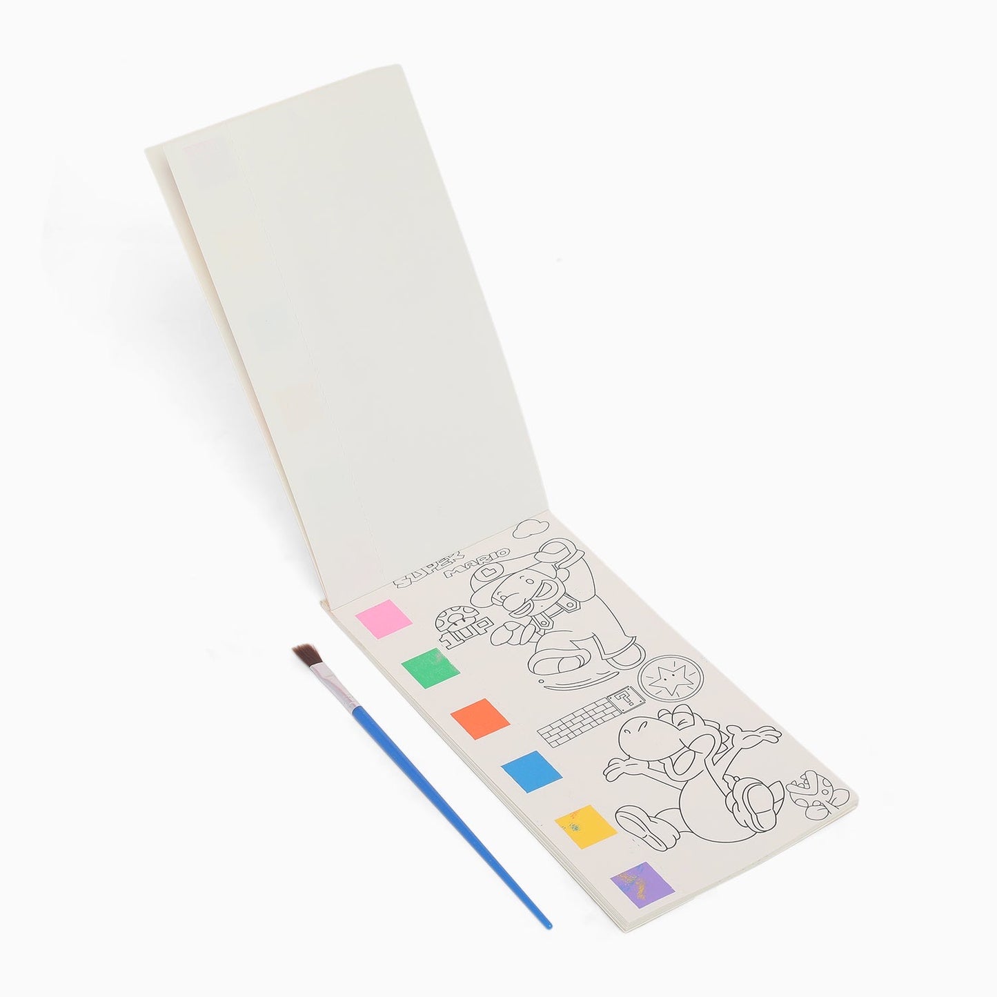 paint book with printed pages & inbuilt color-random boy print-for your painting solutions - Kidspark