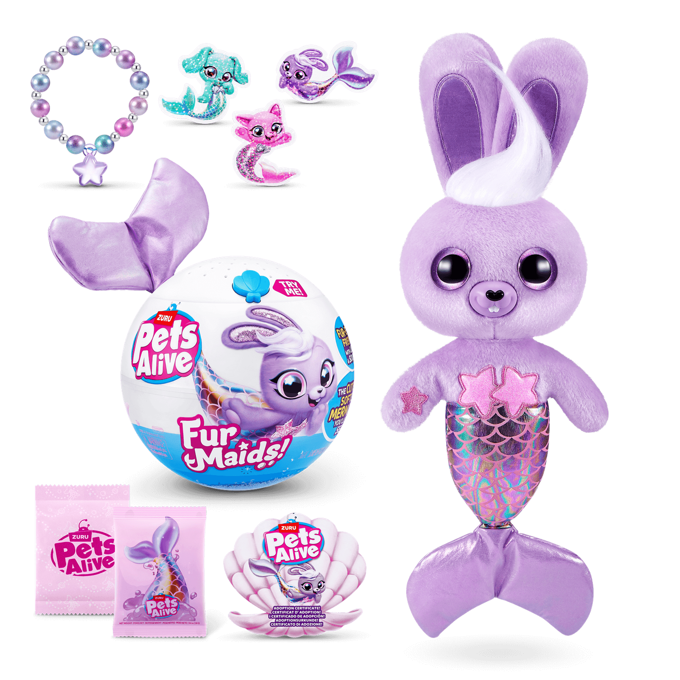 Zuru Plush Pets Alive Furmaids assorted - Kidspark