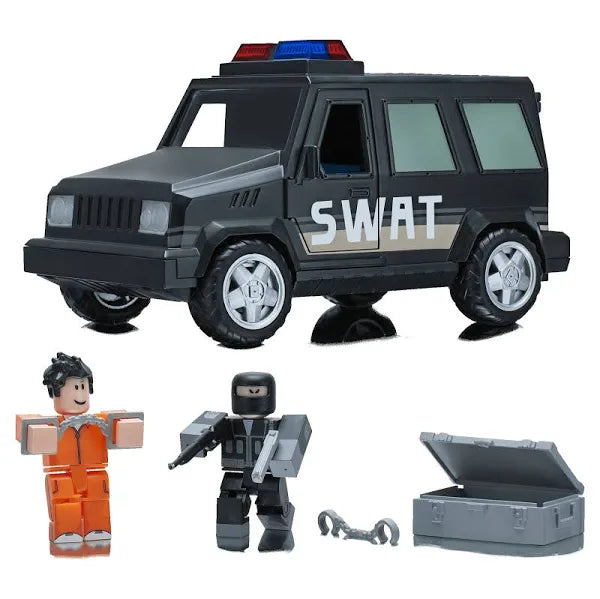 Roblox Action Collection Jailbreak Swat Unit Vehicle (8pcs) - Kidspark