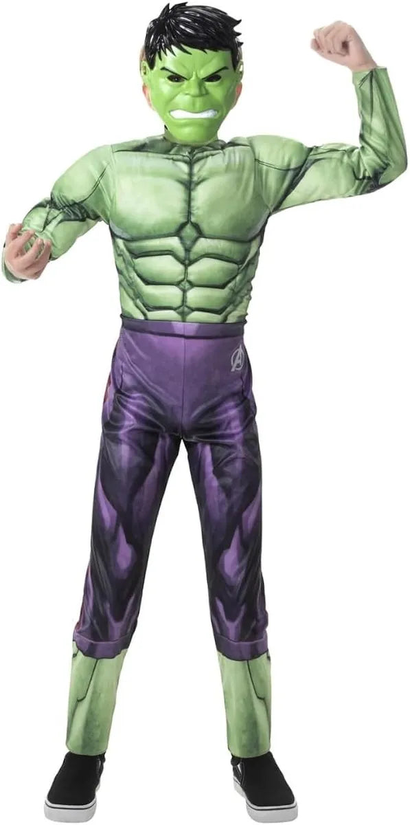 HULK muscle chest and mask costume set (small) - Kidspark