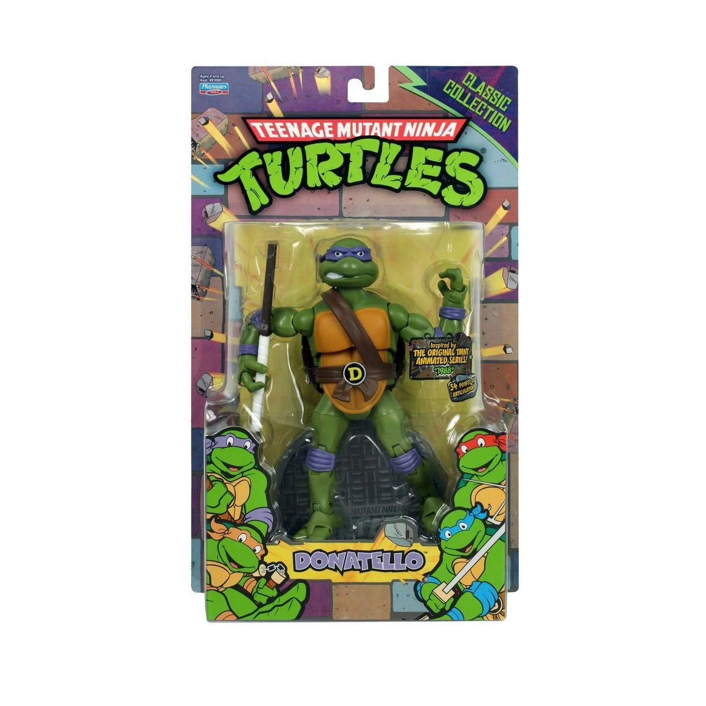 Teenage Mutant Ninja Turtles Classics Series Donatello Action Figure 6.5 inch