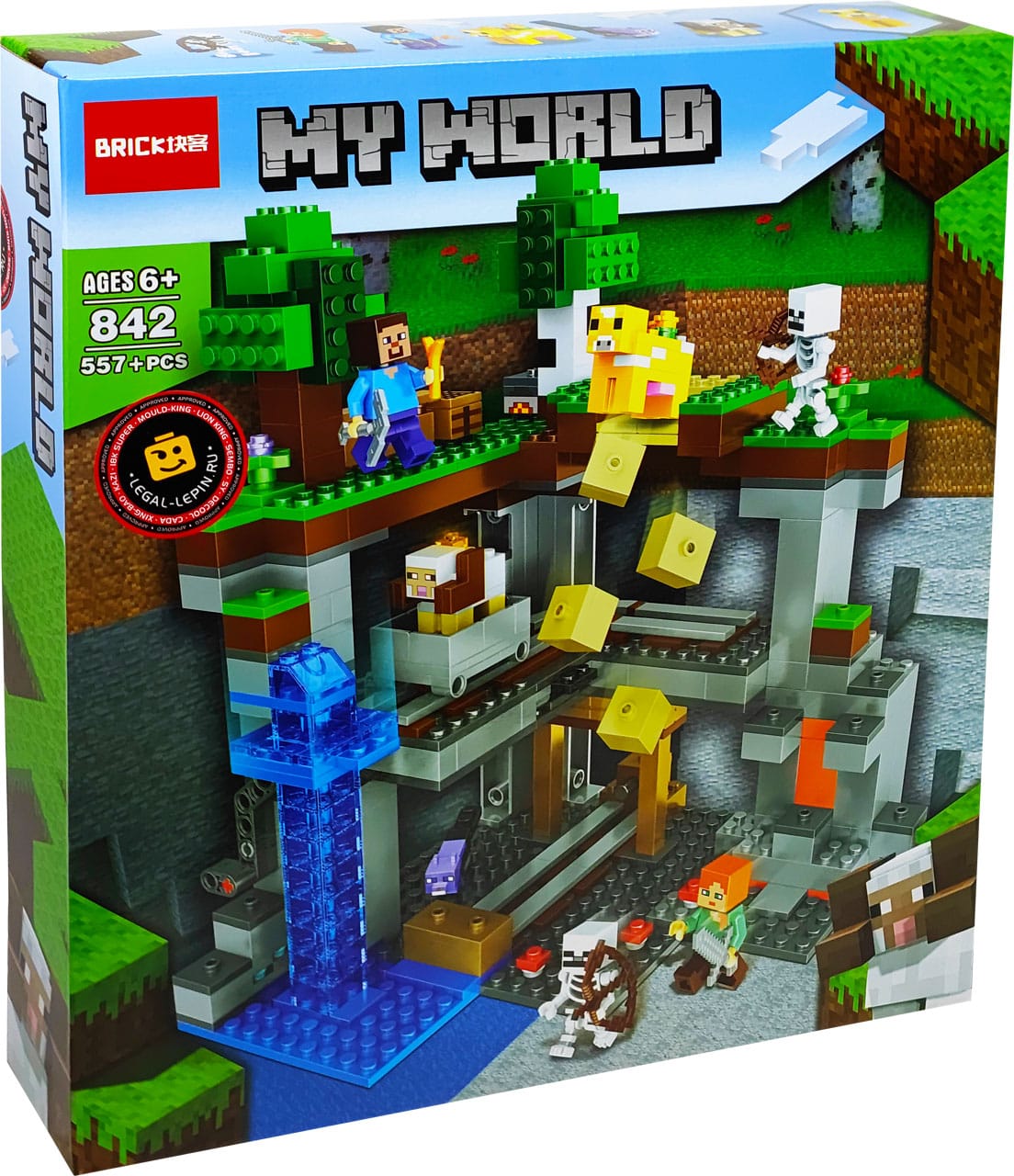 MY WORLD 557 pcs DIY kit (6+) - Kidspark