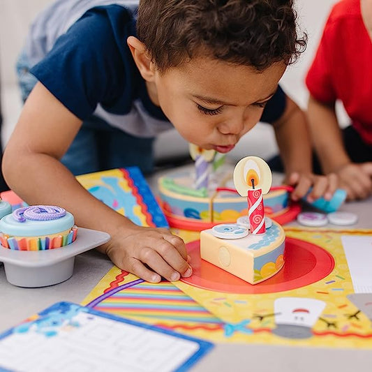 Melissa & Doug wooden birthday party play set DIY kit - Kidspark