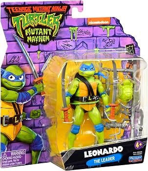 Playmates - Teenage Mutant Ninja Turtles: Mutant Mayhem - leonardo Basic 4.5 inch Figure