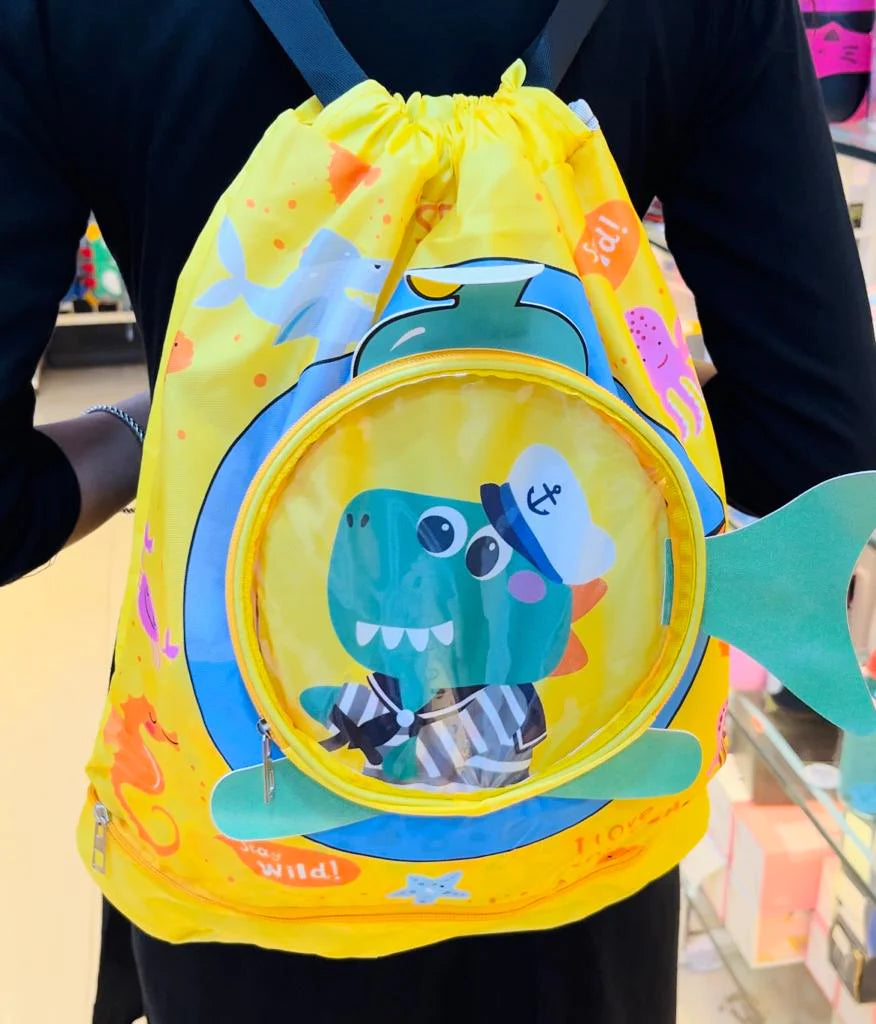 Dino and Unicorn Themed Swimming Backpack - Perfect for The Pool or Beach - Kidspark