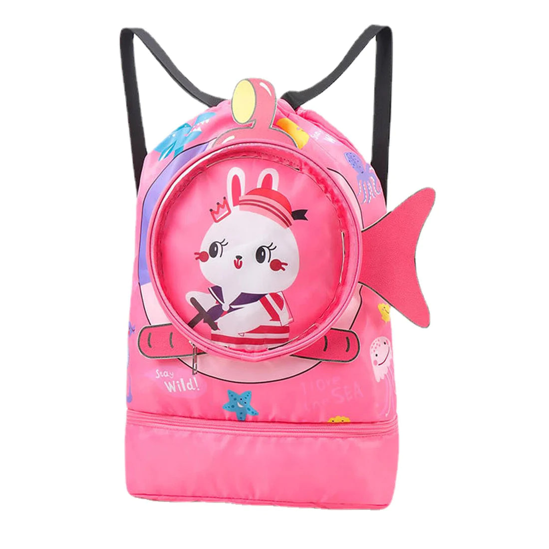 Dino and Unicorn Themed Swimming Backpack - Perfect for The Pool or Beach - Kidspark