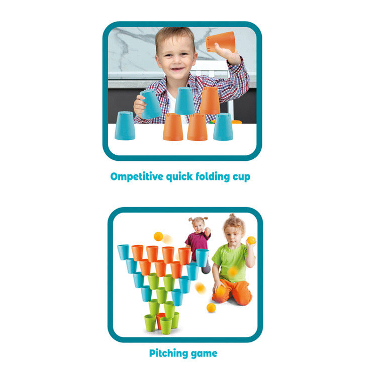 3-in-1 Quick Stack Cups Game for Kids | Kids Park - Kidspark