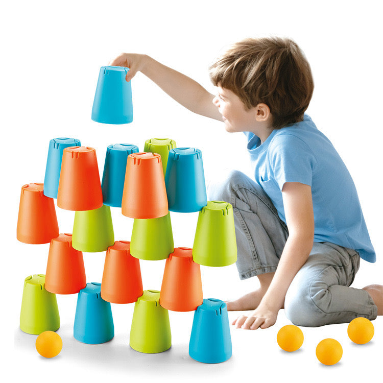 3-in-1 Quick Stack Cups Game for Kids | Kids Park - Kidspark