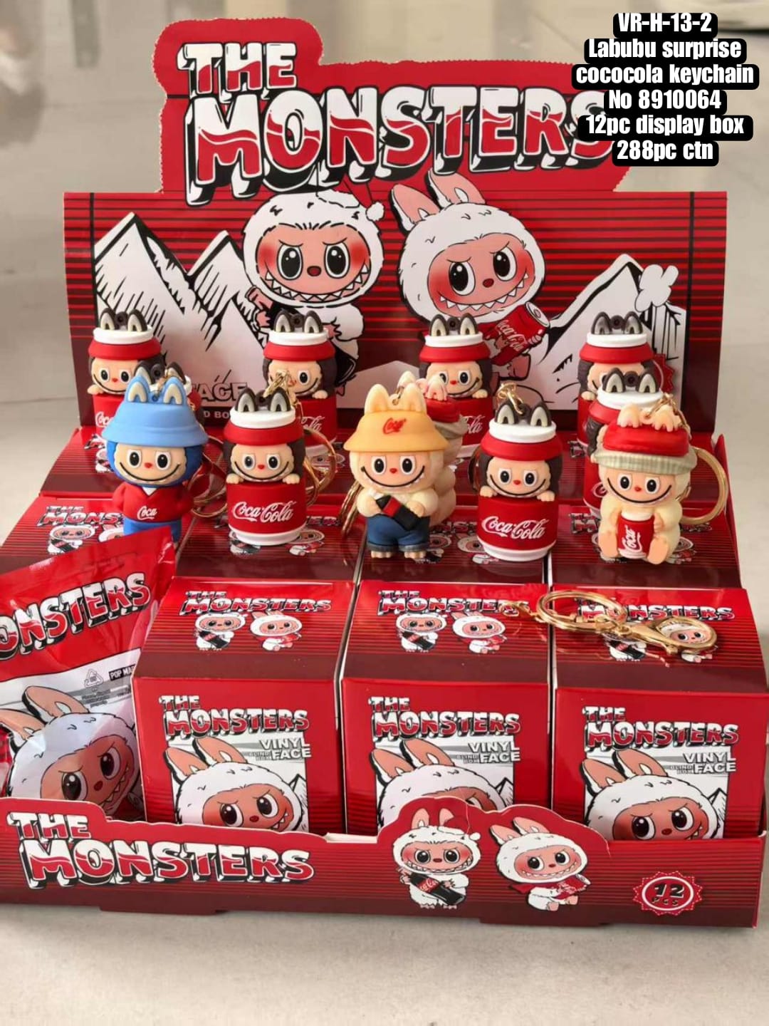 Labubu cola edition keychain surprise box (small)