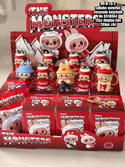 Labubu cola edition keychain surprise box (small)