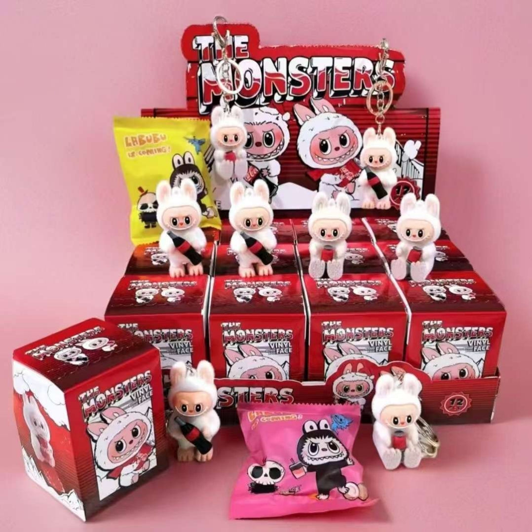 Labubu cola edition keychain surprise box (small)