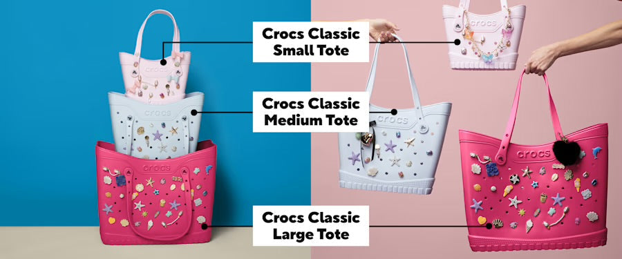 Crocs classic large tote bag