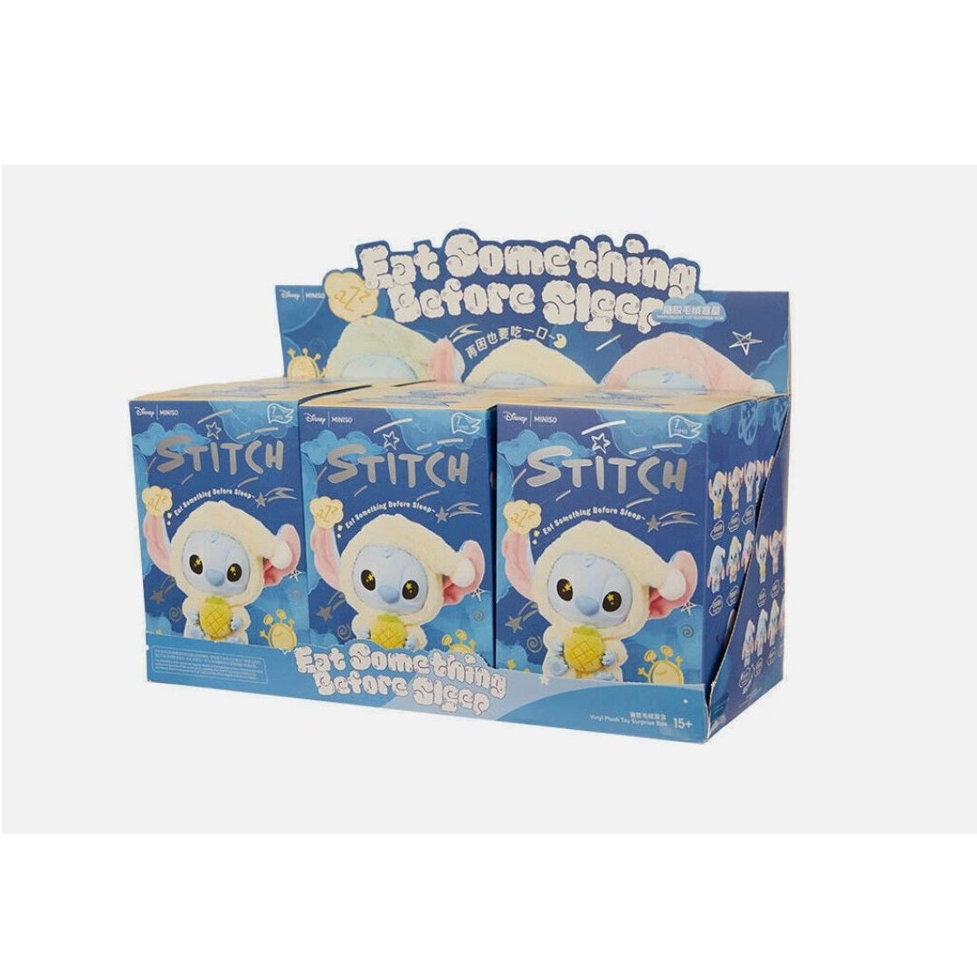 Miniso stitch, eat something before sleep series blind box