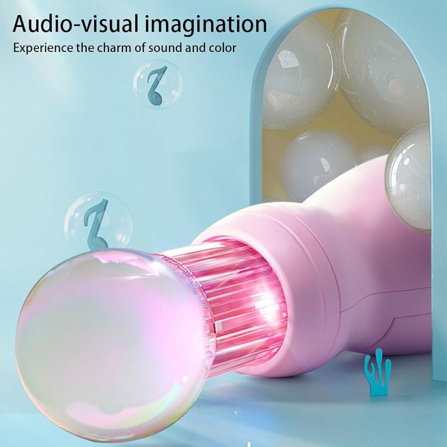Smoke Bubble Machine - Fog Bomb Maker unbreakable bubbles with gloves