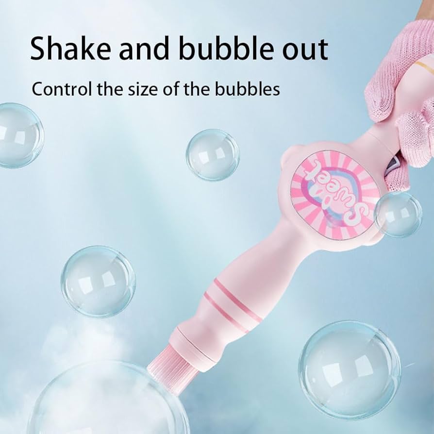 Smoke Bubble Machine - Fog Bomb Maker unbreakable bubbles with gloves