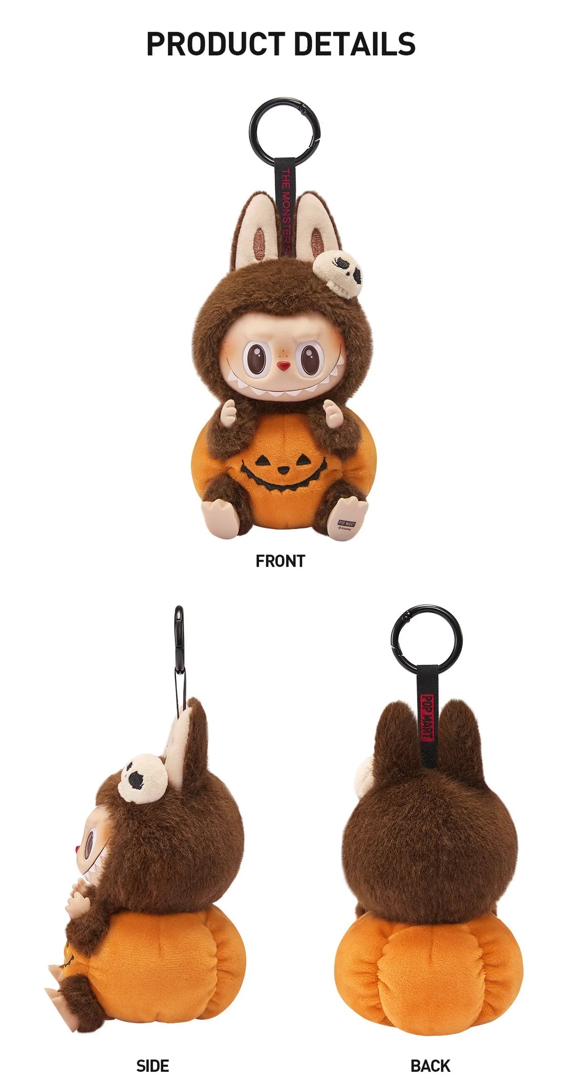 Happy Halloween labubu Party Series - Sitting Pumpkin