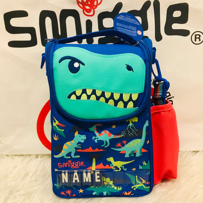 Smiggle Luxury Hanging Lunchbag customised name