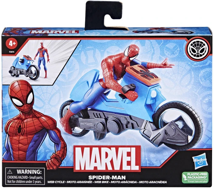 Marvel Spider-Man Web Cycle 5.75-inch Figure
