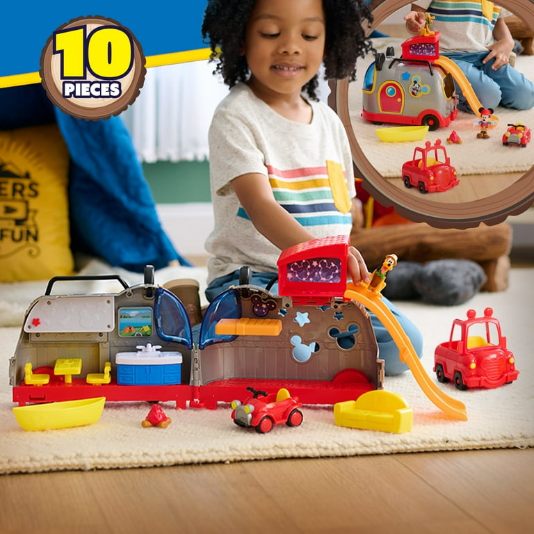 Disney Junior Mickey Mouse Happy Camper Lights and Sounds Playset