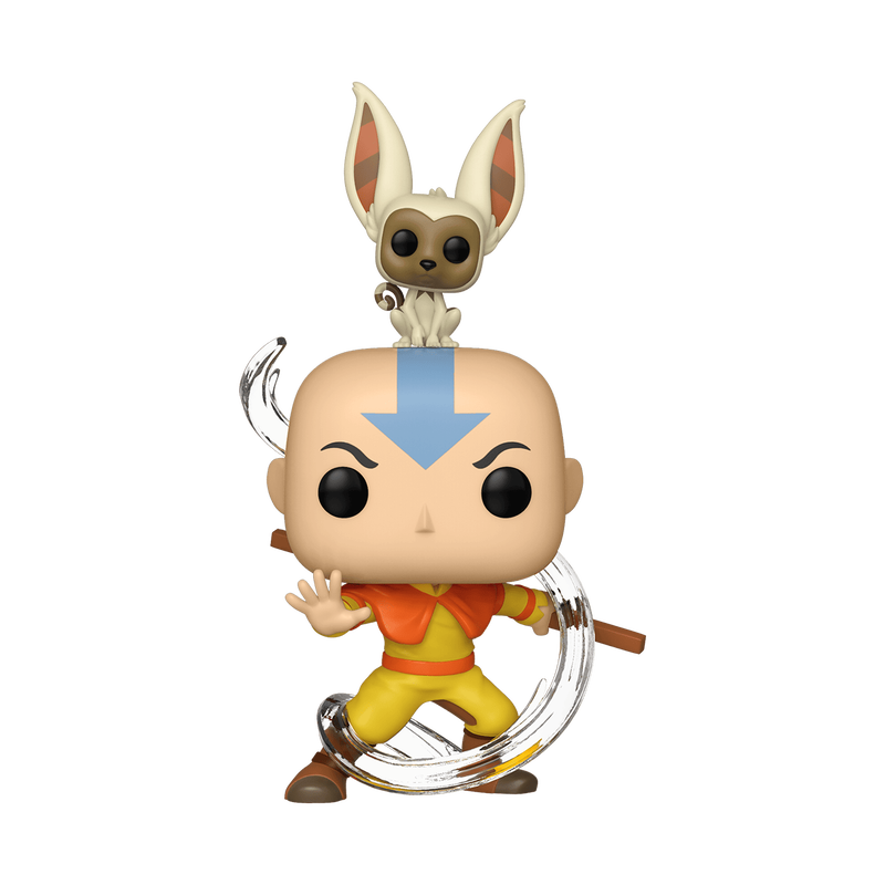 Funko pop! Aang with momo action figure